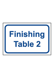 שלט - finishing table 2